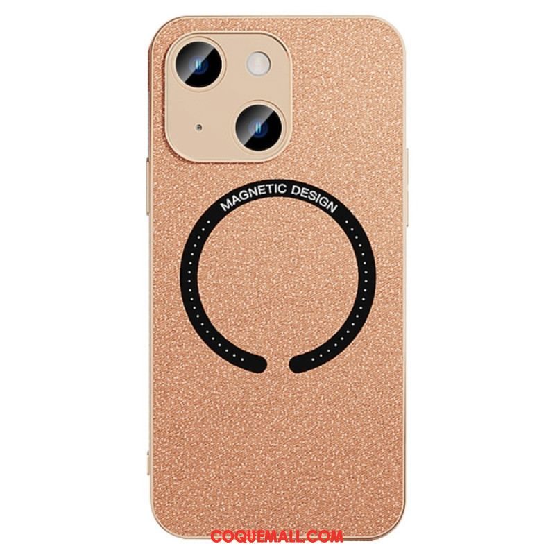 Coque iPhone 14 Simili Cuir Compatible Magsafe