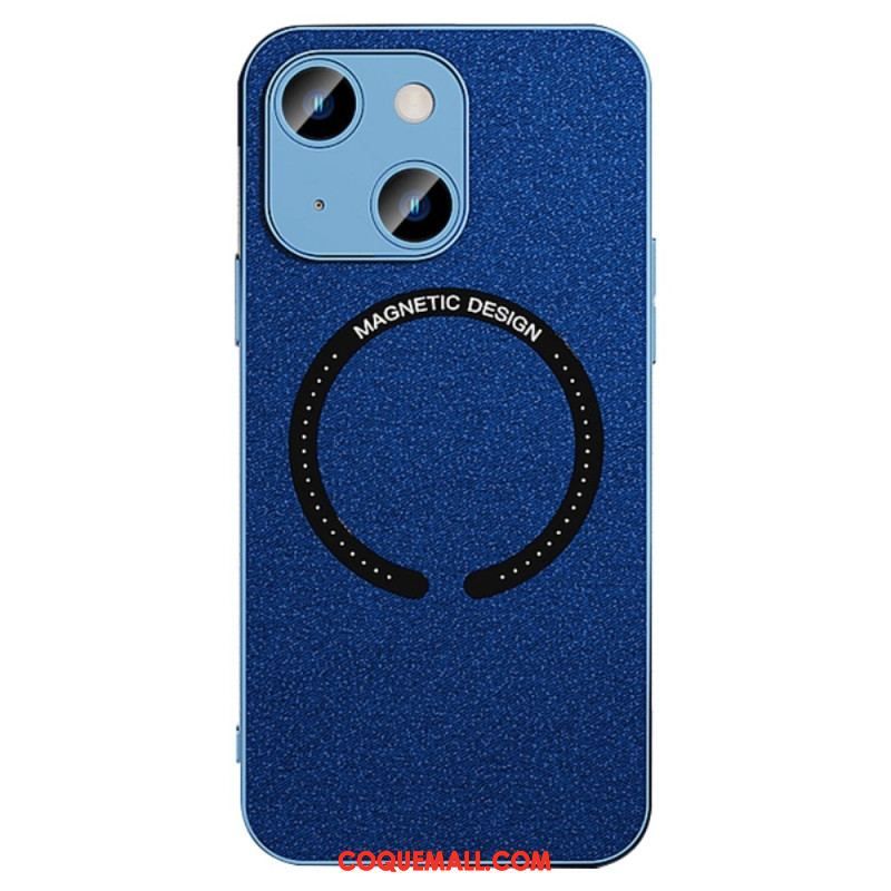 Coque iPhone 14 Simili Cuir Compatible Magsafe