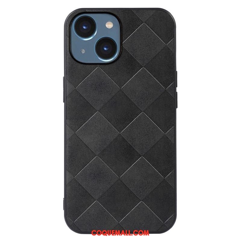 Coque iPhone 14 Texture Tissée