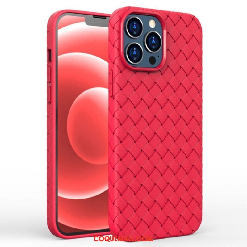 Coque iPhone 14 Tissée