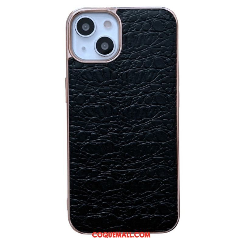 Coque iPhone 14 Véritable Cuir