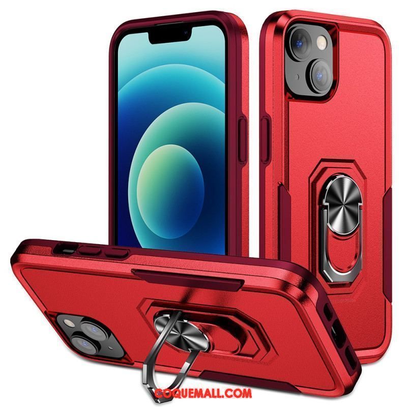 Coque iPhone 15 Anneau-Support Stylé