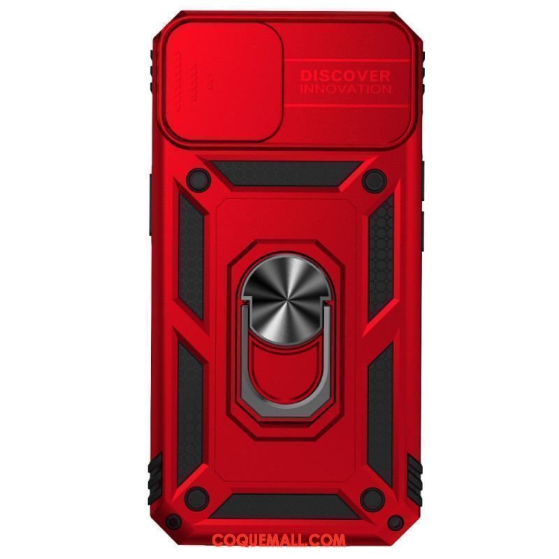 Coque iPhone 15 Anneau-Support et Protecteur Lentilles