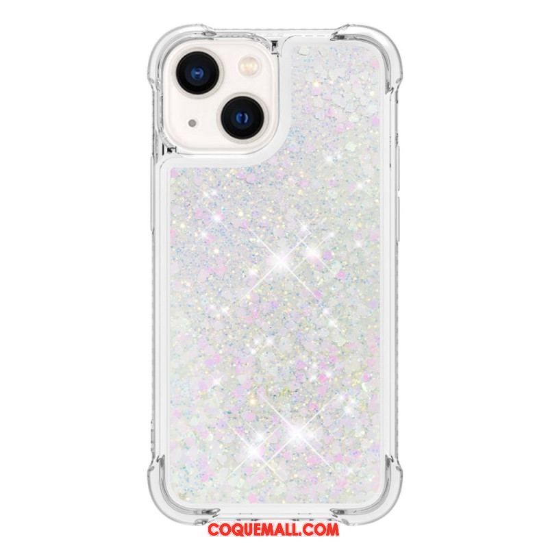 Coque iPhone 15 Paillettes