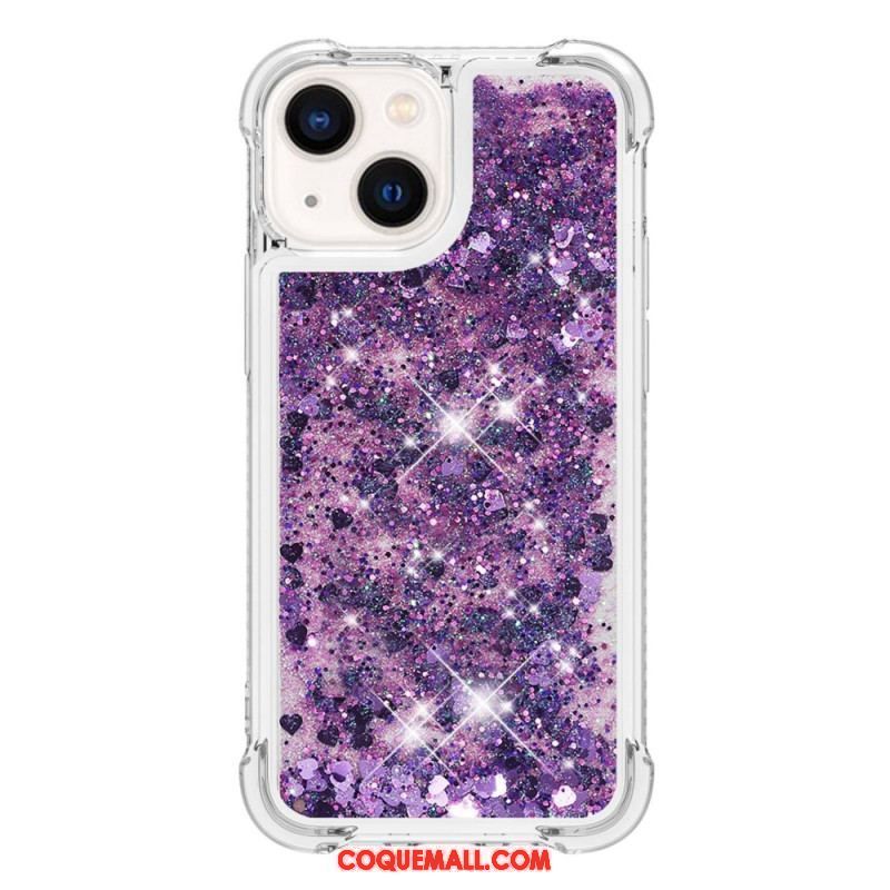 Coque iPhone 15 Paillettes