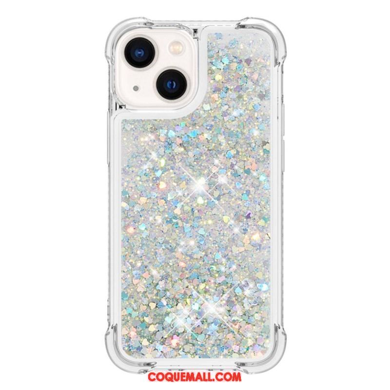 Coque iPhone 15 Paillettes