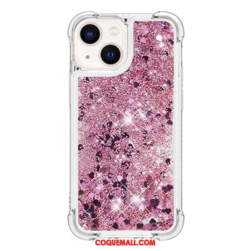 Coque iPhone 15 Paillettes