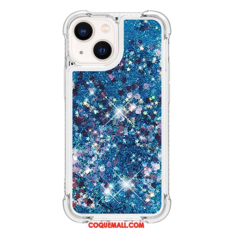 Coque iPhone 15 Paillettes