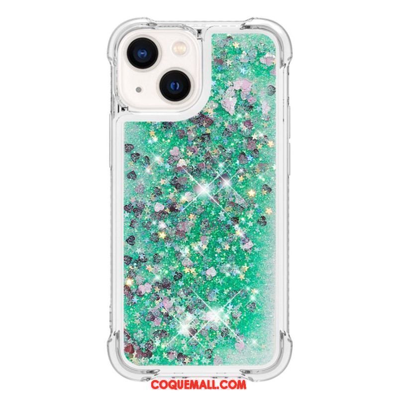 Coque iPhone 15 Paillettes