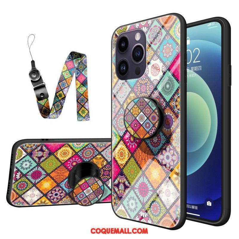 Coque iPhone 15 Pro Max Patchwork