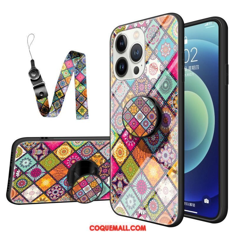 Coque iPhone 15 Pro Patchwork