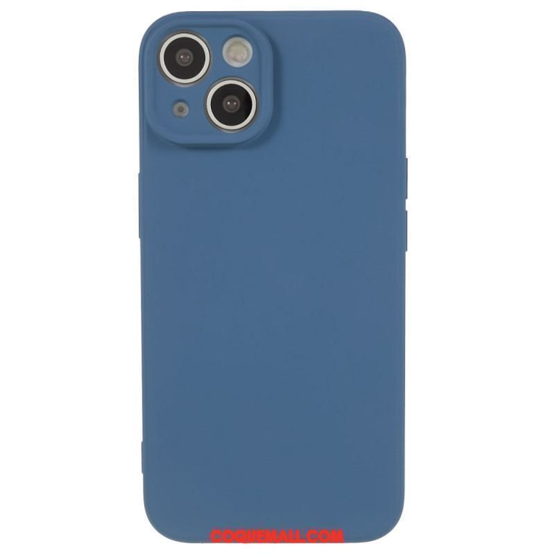 Coque iPhone 15 Silicone et Microfibre