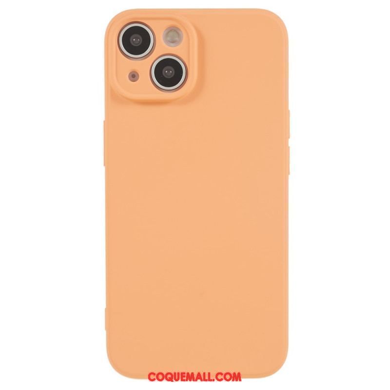 Coque iPhone 15 Silicone et Microfibre