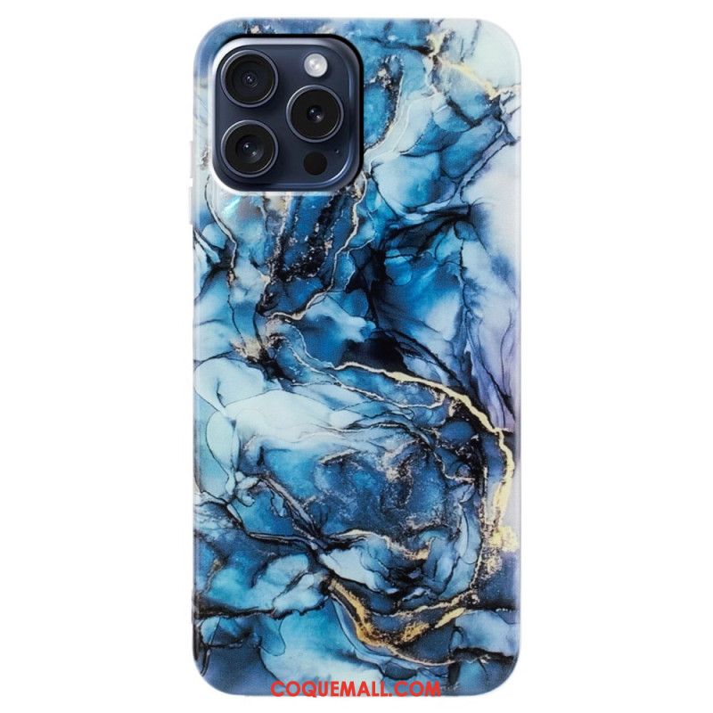Coque iPhone 16 Pro Motif Marbré