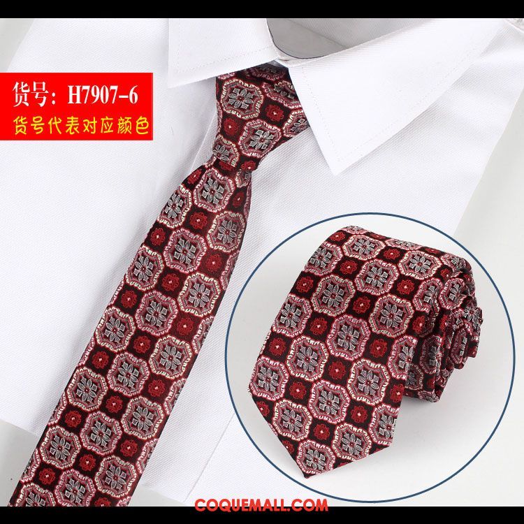 Cravate Homme 7cm Le Marié Vêtements De Cérémonie, Cravate Classique Europe Braun