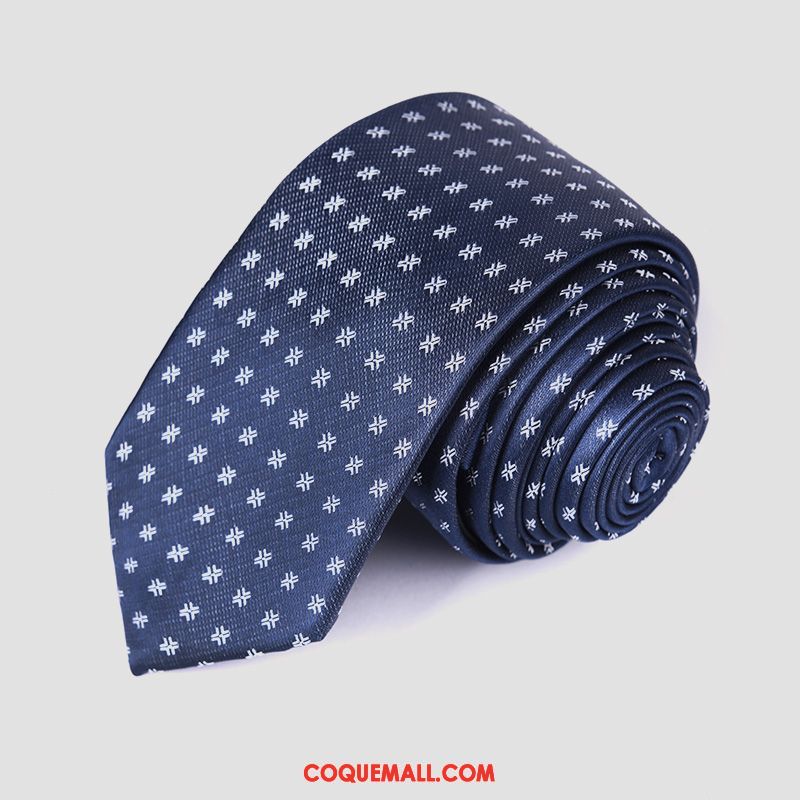 Cravate Homme Entreprise Femme Vêtements De Cérémonie, Cravate Bleu Petit