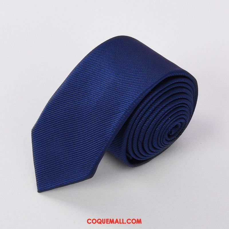 Cravate Homme Entreprise Femme Vêtements De Cérémonie, Cravate Bleu Petit