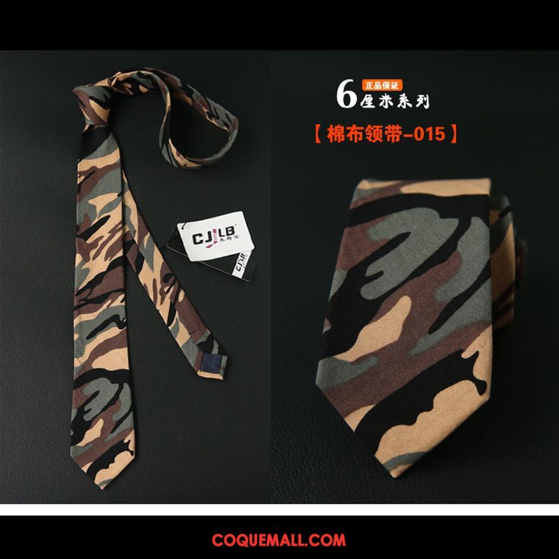 Cravate Homme Impression Marier Mode, Cravate Étudiant Tissu