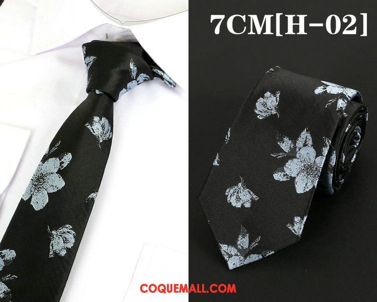 Cravate Homme Loisir Entreprise Mode, Cravate Noir Vêtements De Cérémonie