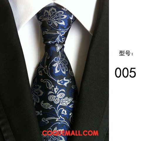Cravate Homme Milieu Loisir Entreprise, Cravate Banquet Vêtements De Cérémonie Blau