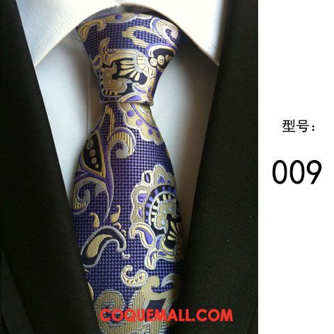 Cravate Homme Milieu Loisir Entreprise, Cravate Banquet Vêtements De Cérémonie Blau