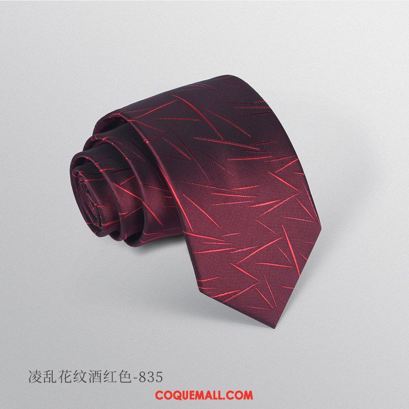 Cravate Homme Noir Carrière Meilleur Homme, Cravate Rouge Pure Couleur