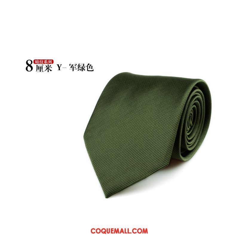Cravate Homme Vert Foncé 5cm Loisir, Cravate All-match Bien