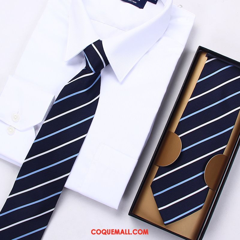 Cravate Homme Vêtements De Cérémonie Loisir Entreprise, Cravate Étudiant Bleu