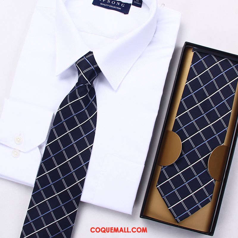 Cravate Homme Vêtements De Cérémonie Loisir Entreprise, Cravate Étudiant Bleu