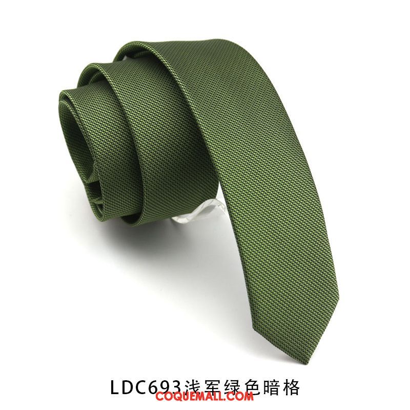 Cravate Homme Vêtements De Cérémonie Vert Étroit, Cravate Marier Chemise
