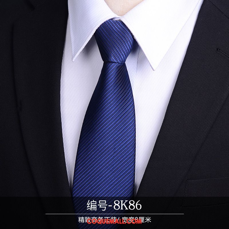 Cravate Homme Vêtements De Cérémonie Étudiant Boite Cadeau, Cravate Bleu Entreprise