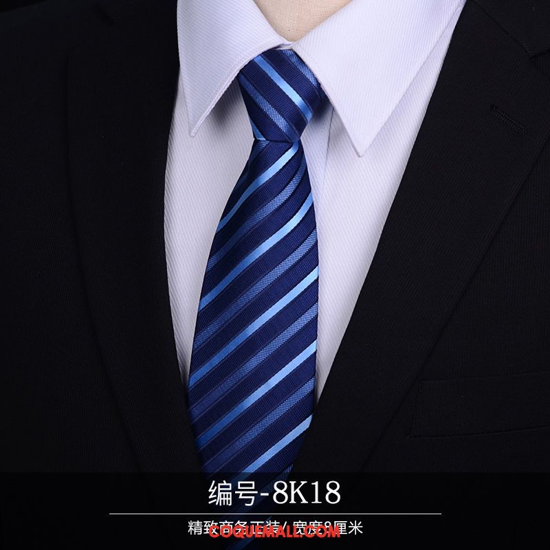 Cravate Homme Vêtements De Cérémonie Étudiant Boite Cadeau, Cravate Bleu Entreprise