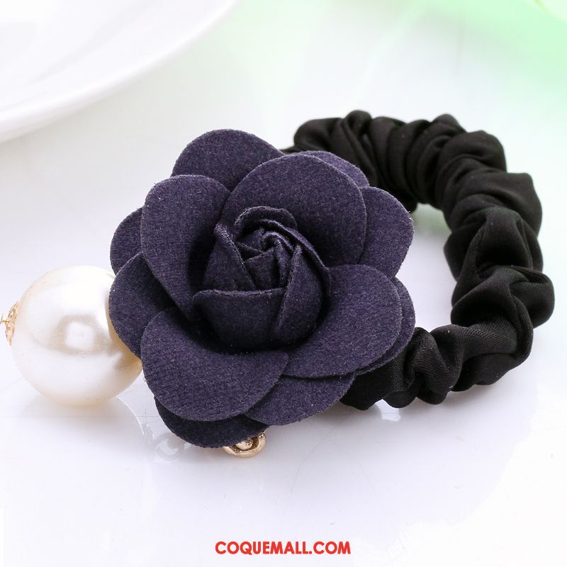 Fleur De Tête Femme Accessoires Petit Élasticité, Fleur De Tête Ornements De Cheveux Cheveux Cravate