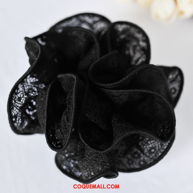 Fleur De Tête Femme Cercle Des Cheveux Noir Couvre-chefs, Fleur De Tête Gros Fleur