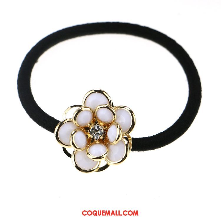 Fleur De Tête Femme Cercle Des Cheveux Ornements De Cheveux Élastique, Fleur De Tête Corde Tête Frais