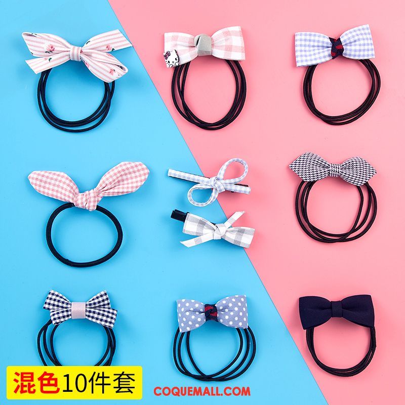 Fleur De Tête Femme Charmant Corde Tête Ensemble, Fleur De Tête Épingle À Cheveux Élastique