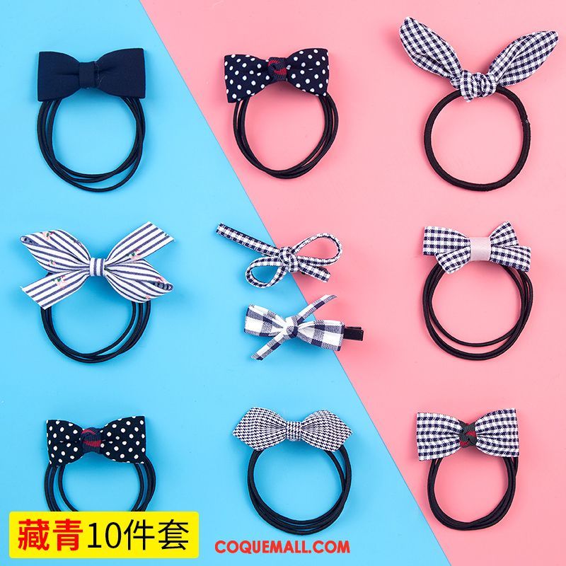 Fleur De Tête Femme Charmant Corde Tête Ensemble, Fleur De Tête Épingle À Cheveux Élastique