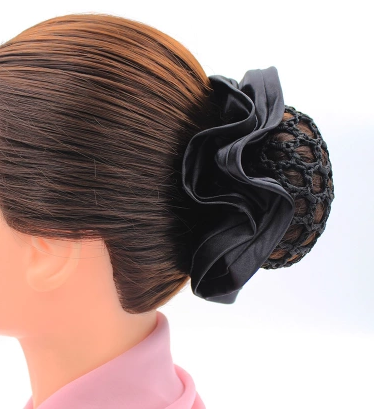 Fleur De Tête Femme Cheveux En Plaques Carrière Poche Nette, Fleur De Tête Invisible Réseau