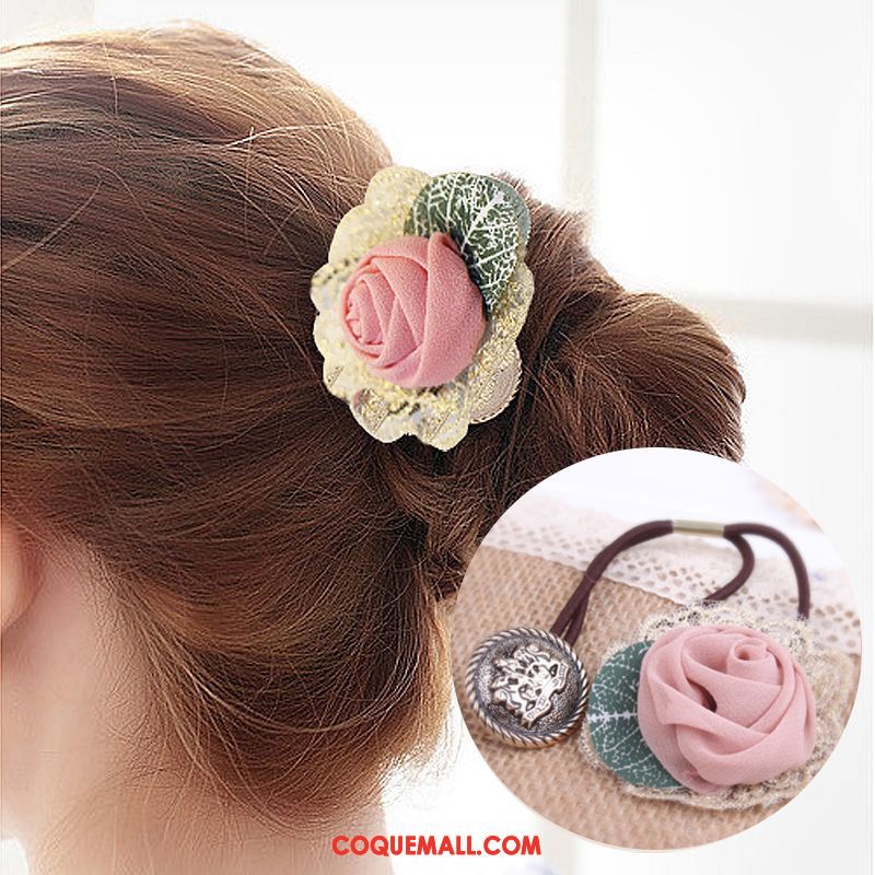 Fleur De Tête Femme Couvre-chefs Bandeau Bandes Cheveux, Fleur De Tête Corde Tête Fleur