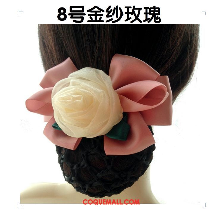 Fleur De Tête Femme Dentelle Épingle À Cheveux Argenté, Fleur De Tête Poche Nette Fleur