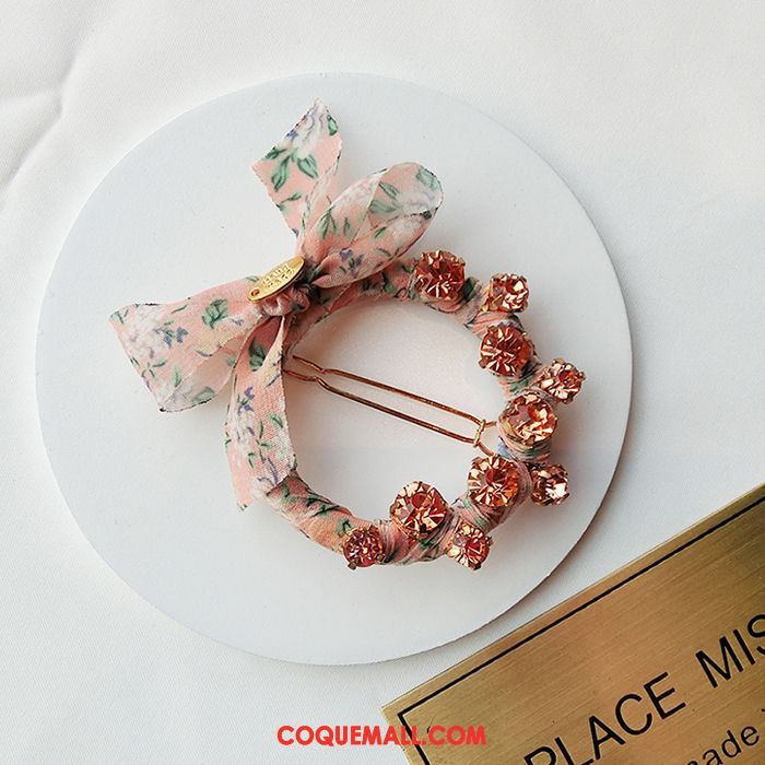 Fleur De Tête Femme Frais Floral Corde Tête, Fleur De Tête Couvre-chefs Épingle À Cheveux