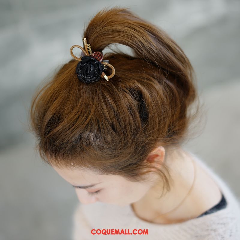 Fleur De Tête Femme Ornements De Cheveux Adulte Fleur, Fleur De Tête Accessoires Corde Tête