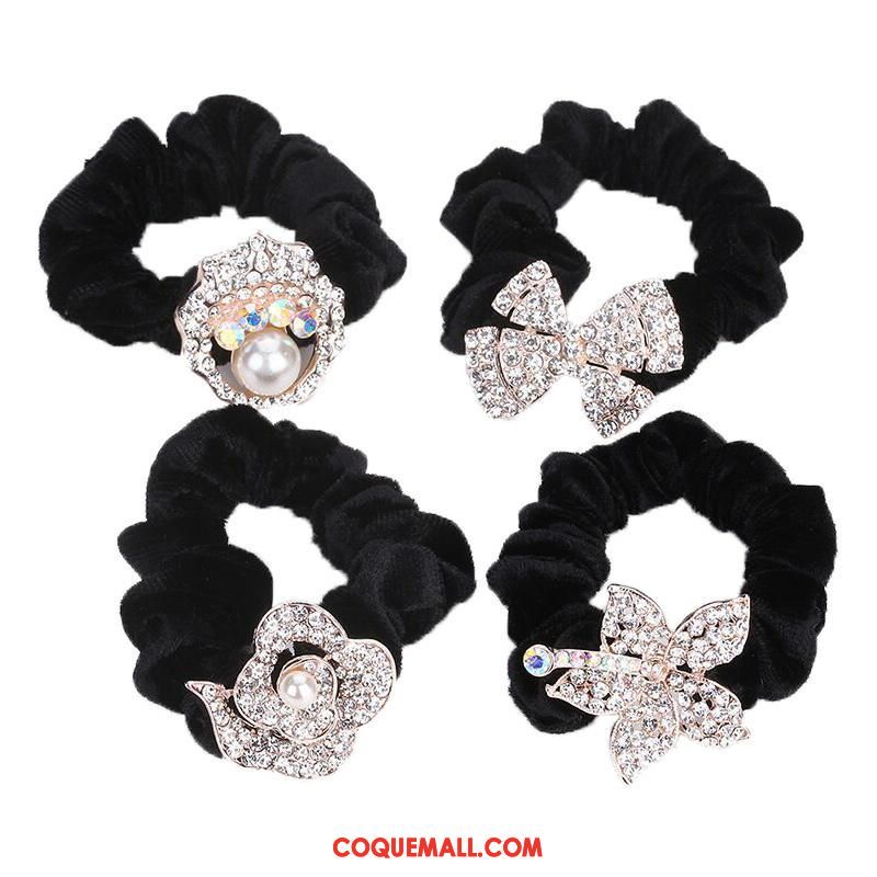 Fleur De Tête Femme Pierres De Strass Accessoires Mode, Fleur De Tête Fleur Élastique