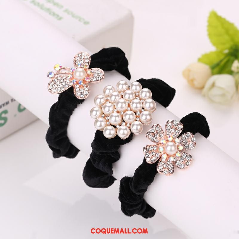 Fleur De Tête Femme Pierres De Strass Accessoires Mode, Fleur De Tête Fleur Élastique