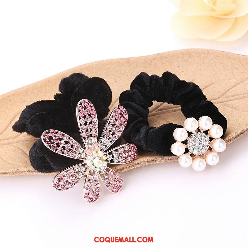 Fleur De Tête Femme Pierres De Strass Accessoires Mode, Fleur De Tête Fleur Élastique