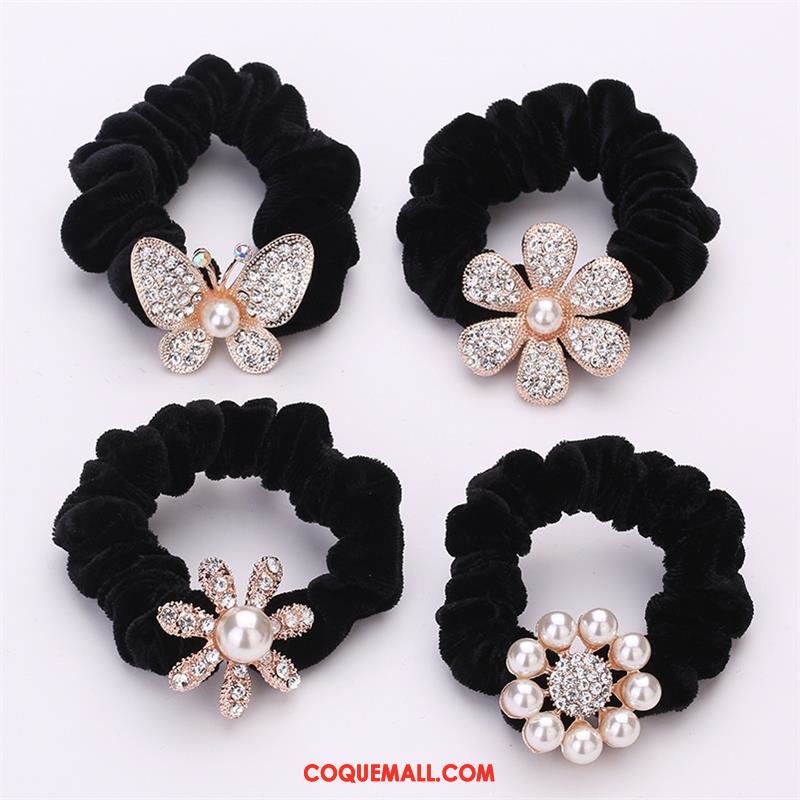 Fleur De Tête Femme Pierres De Strass Accessoires Mode, Fleur De Tête Fleur Élastique