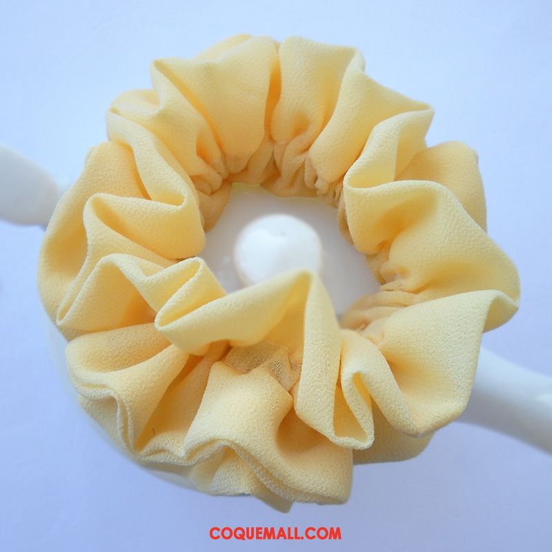 Fleur De Tête Femme Élastique Cercle Des Cheveux Tissu, Fleur De Tête Simple Couvre-chefs