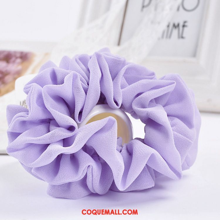 Fleur De Tête Femme Élastique Cercle Des Cheveux Tissu, Fleur De Tête Simple Couvre-chefs