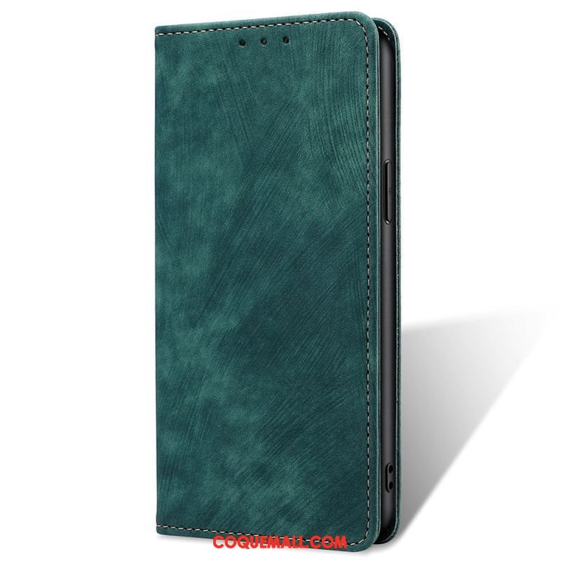 Flip Cover Huawei Mate 50 Pro Simili Cuir Rétro