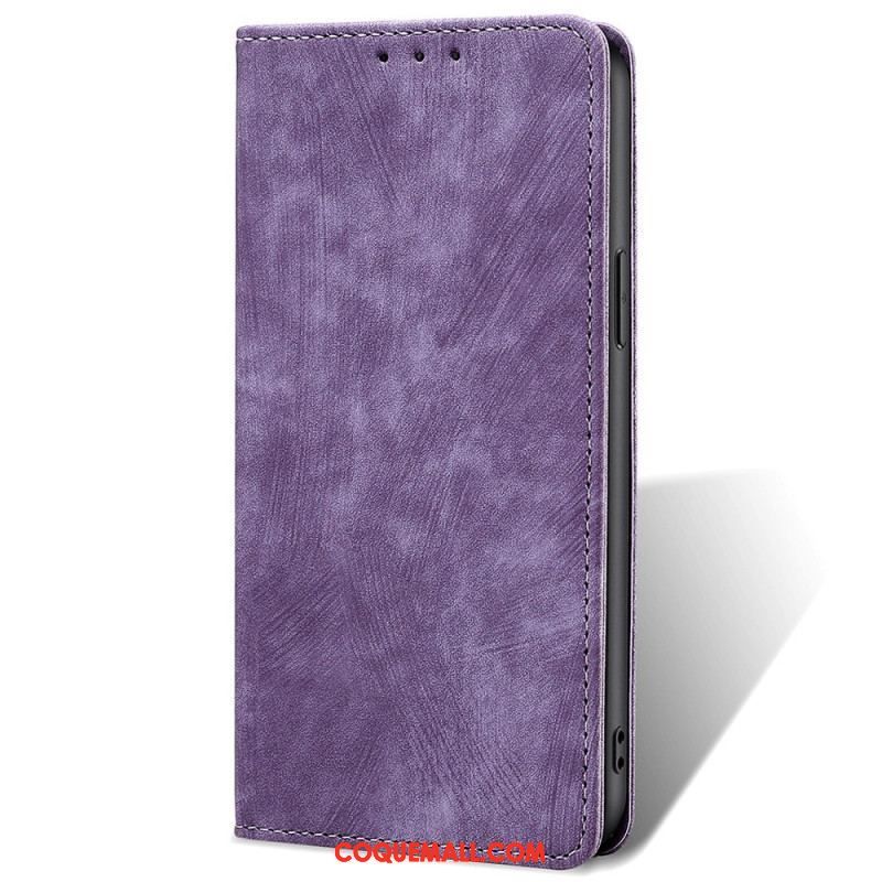 Flip Cover Huawei Mate 50 Pro Simili Cuir Rétro